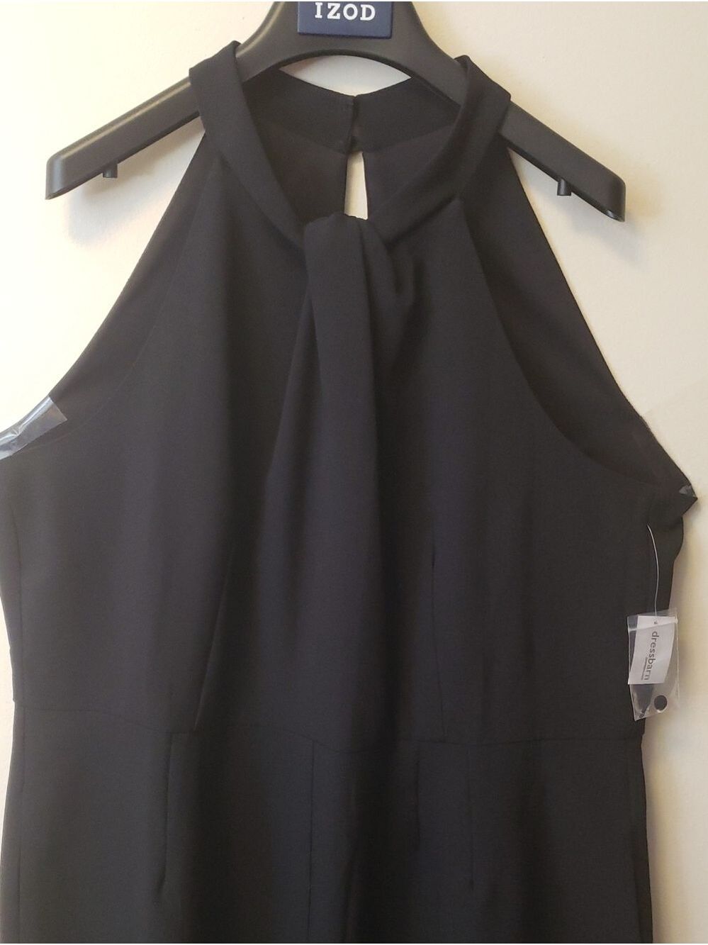 NWT Roz & Ali Black Women's Wide Leg Jumpsuit